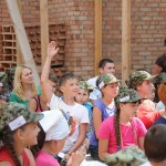 Встреча со священниками в летнем лагере