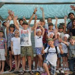 Церемония закрытия лагеря